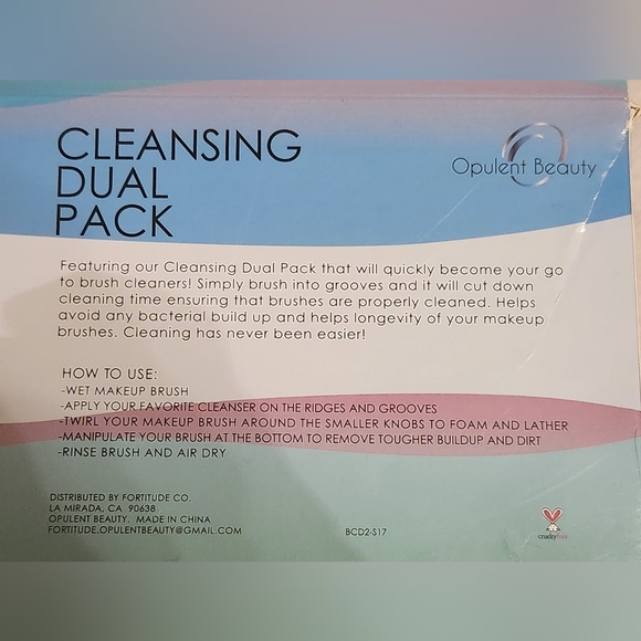 Pink and Blue Cleansing Dual Pack - Picture 2 of 2